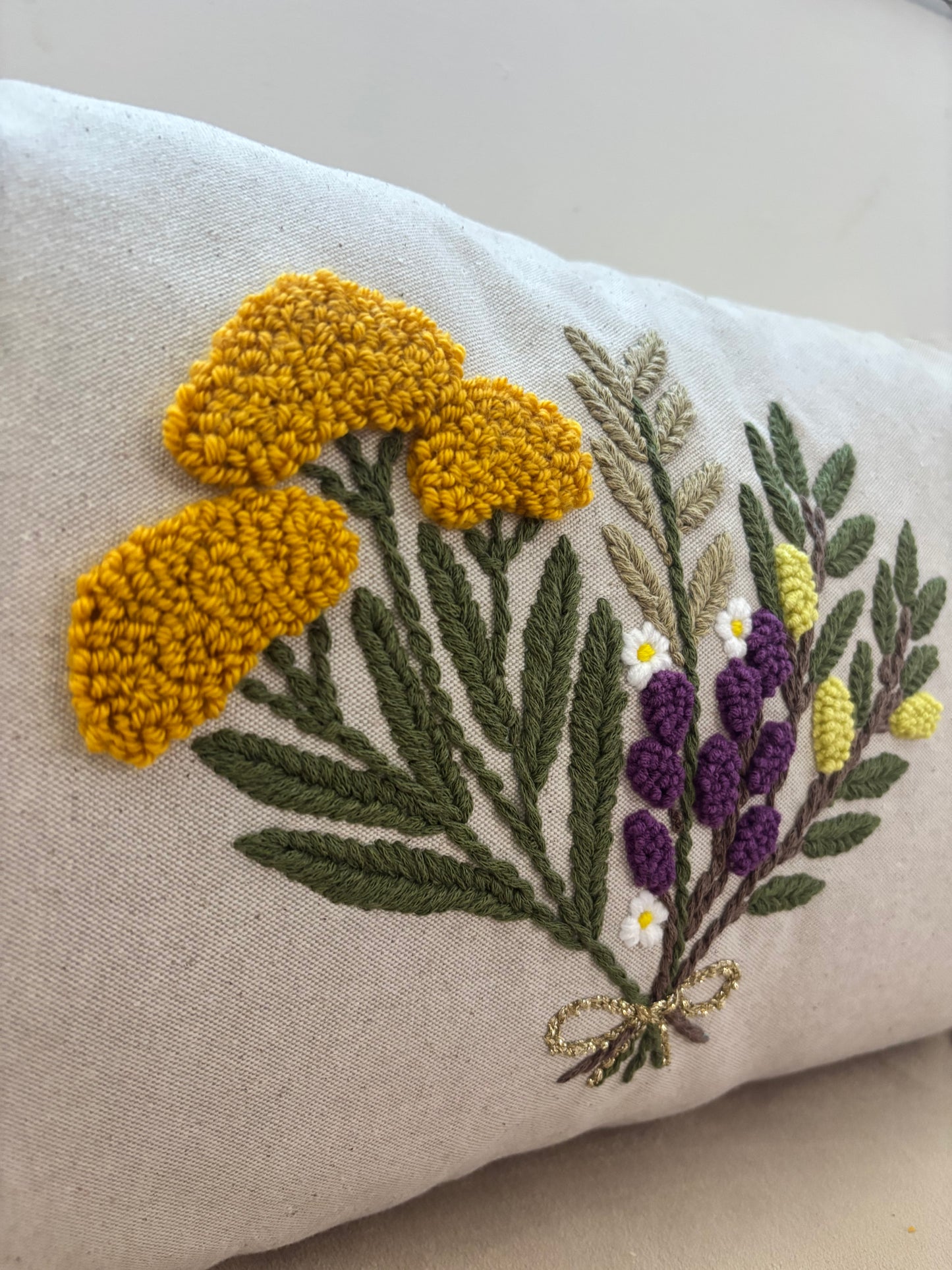 Bouquet du Maquis — Coussin fleurs de Corse