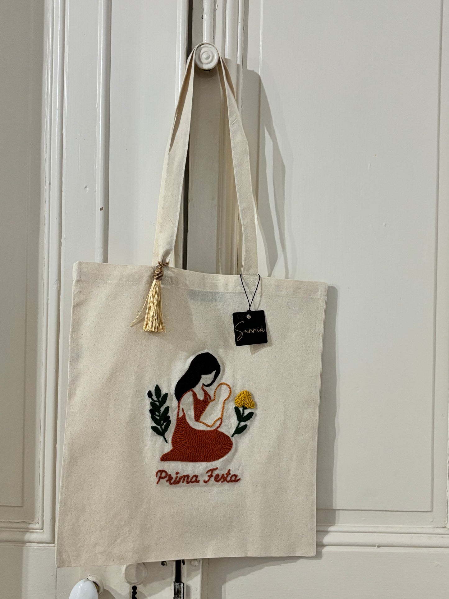Prima Festa – Tote bag brodé à la main