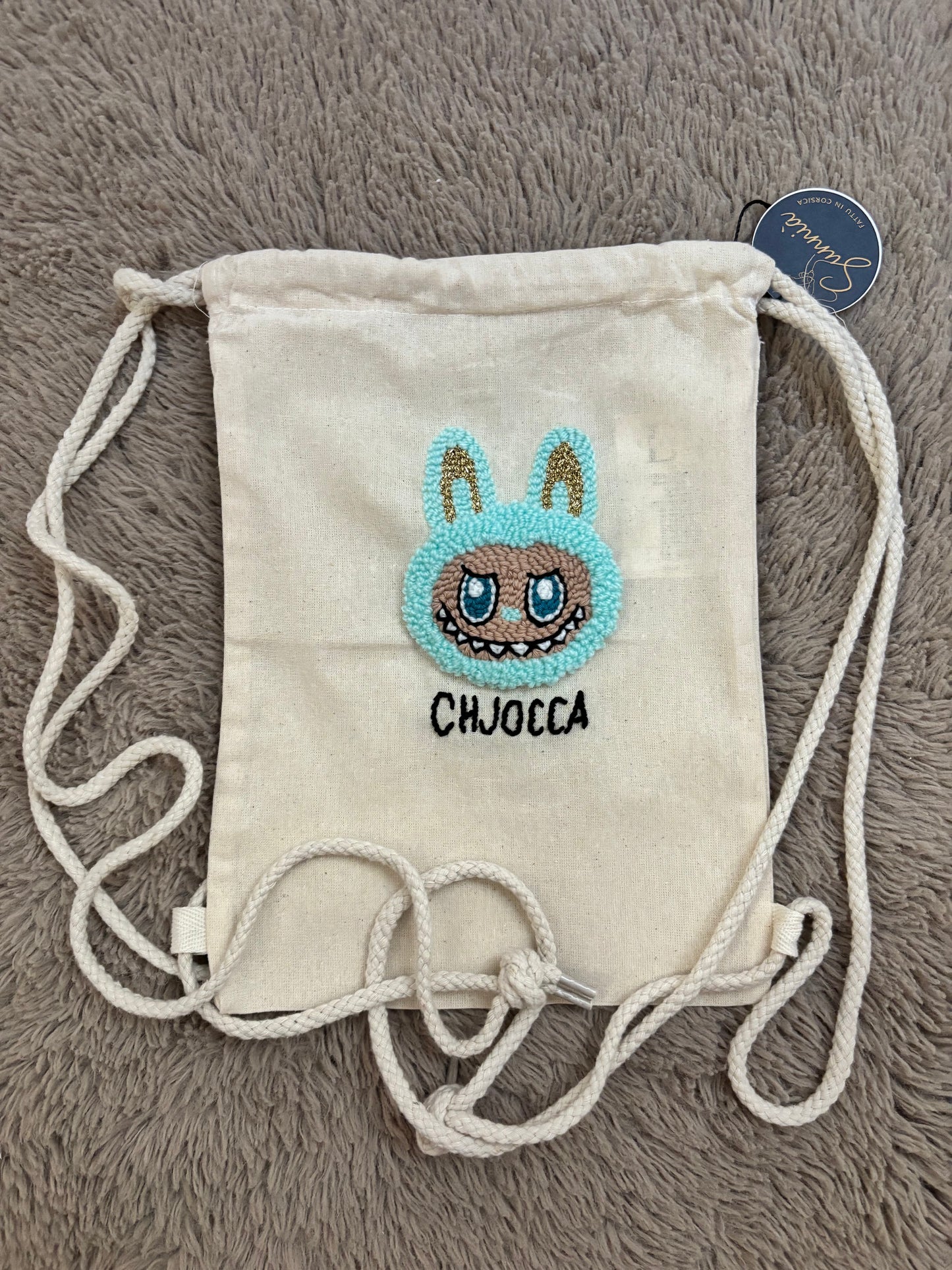 Petit sac à dos CHJOCCA – Brodé main en Corse