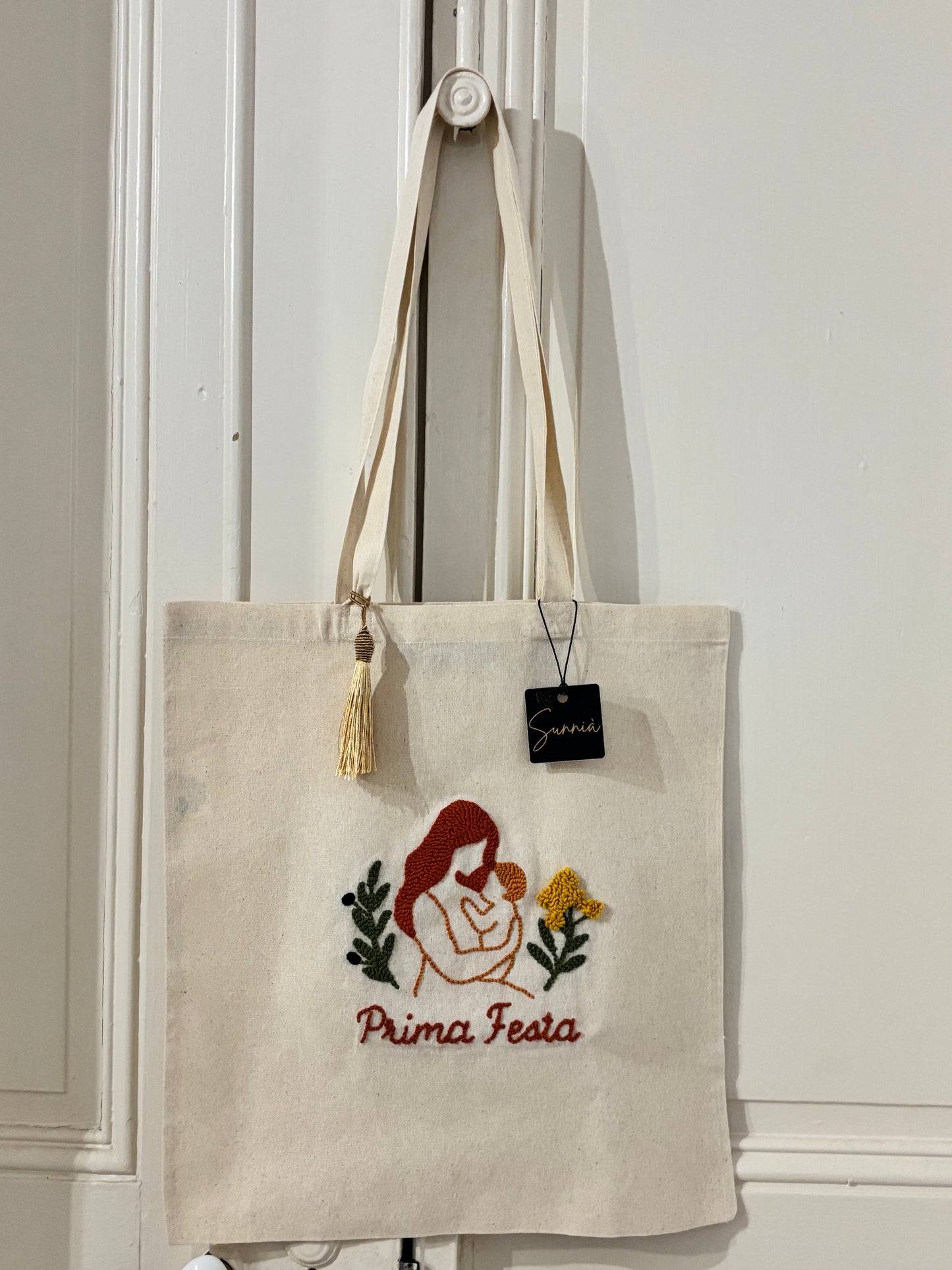 Prima Festa – Tote bag brodé à la main