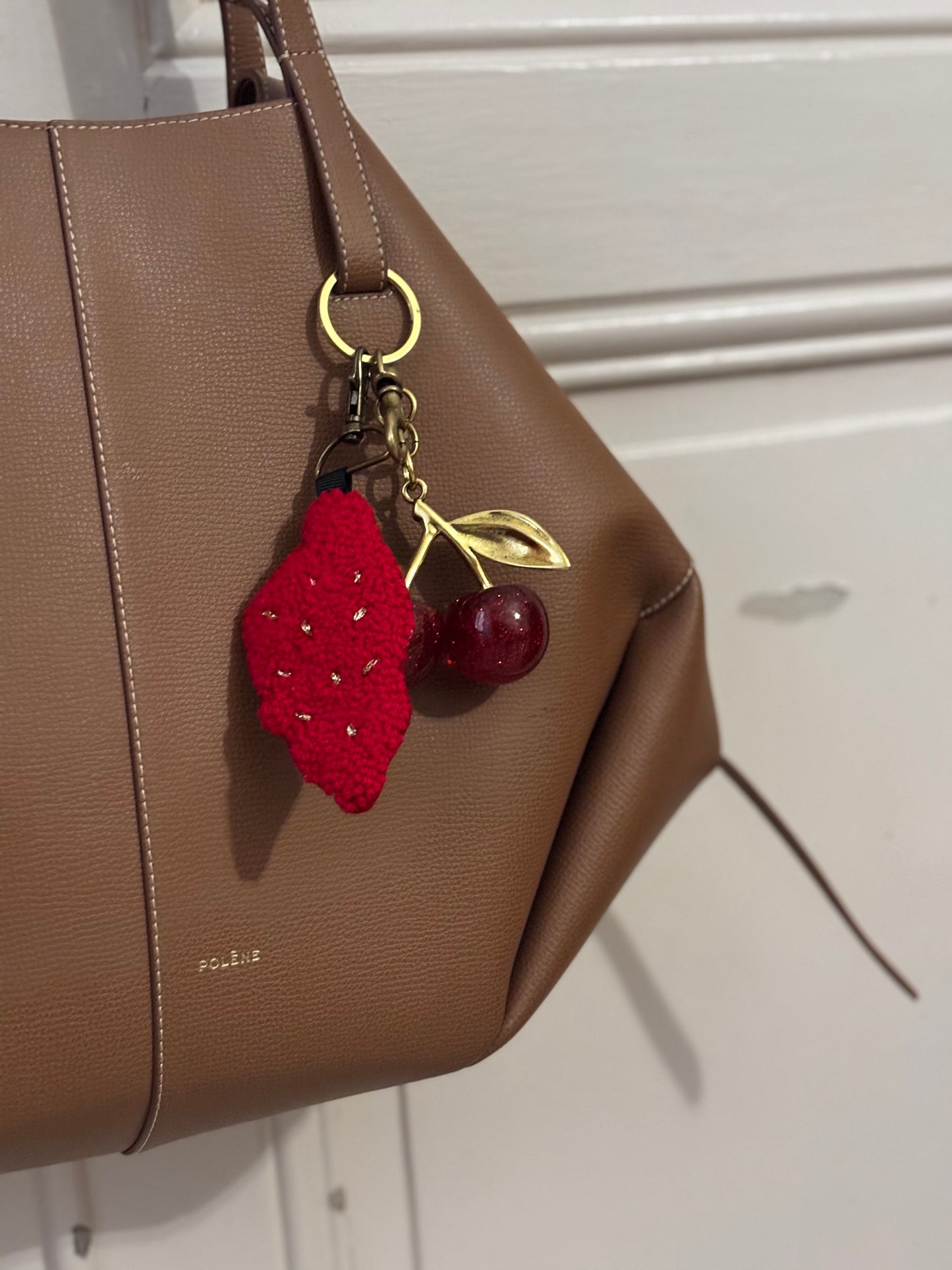 Porte-clés “Corsica” en punch needle – Fait main