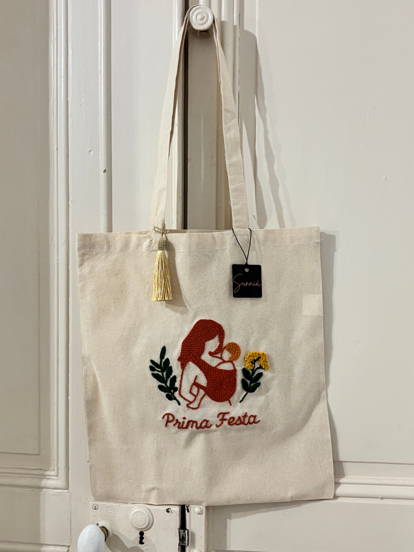 Prima Festa – Tote bag brodé à la main