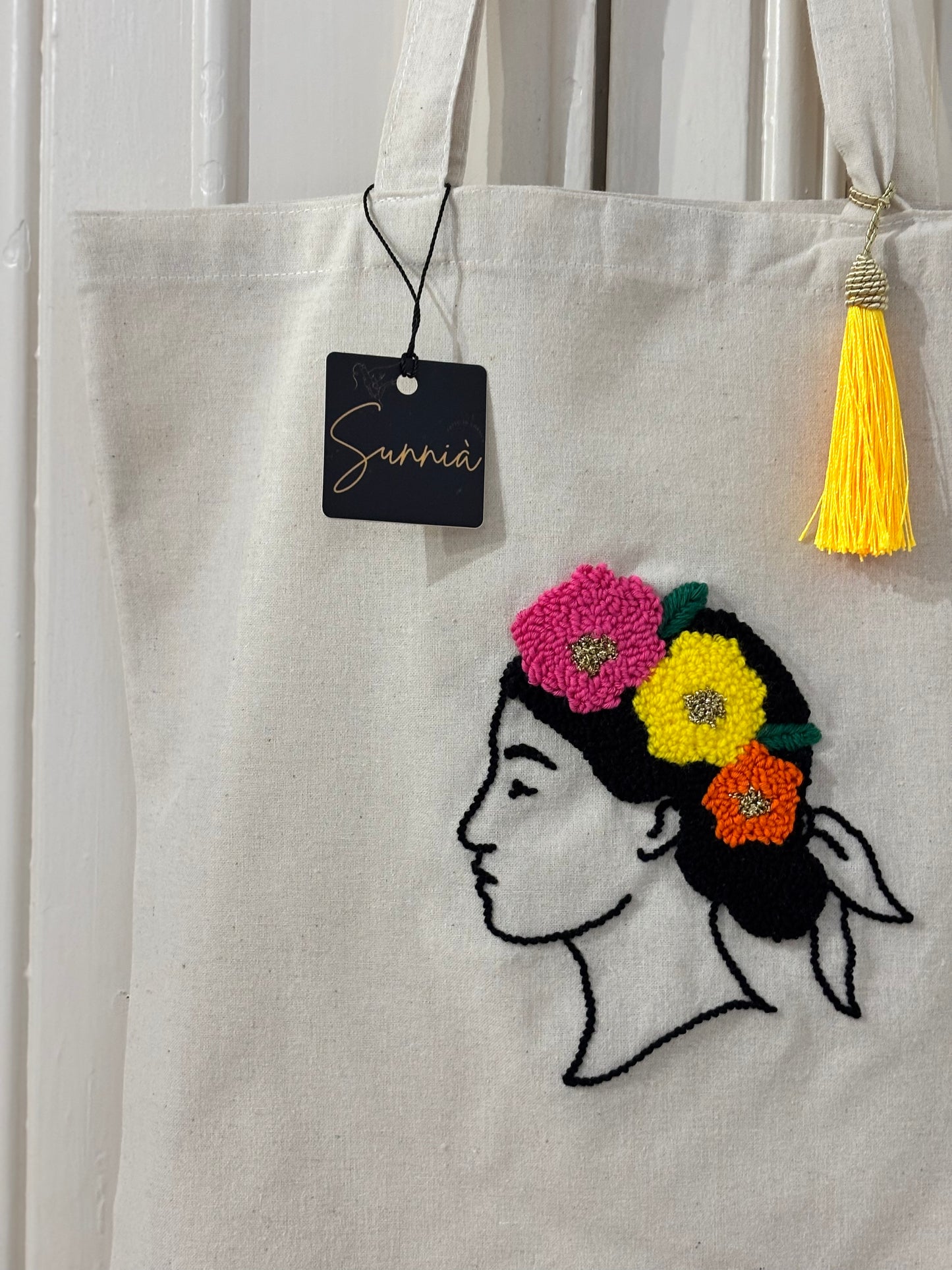 Elena (fleurs rose, jaune et orange)