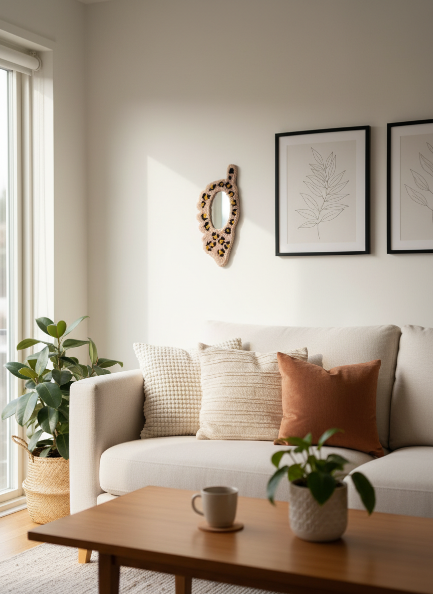 Specchiu d'Isula – Wall mirror in the shape of Corsica