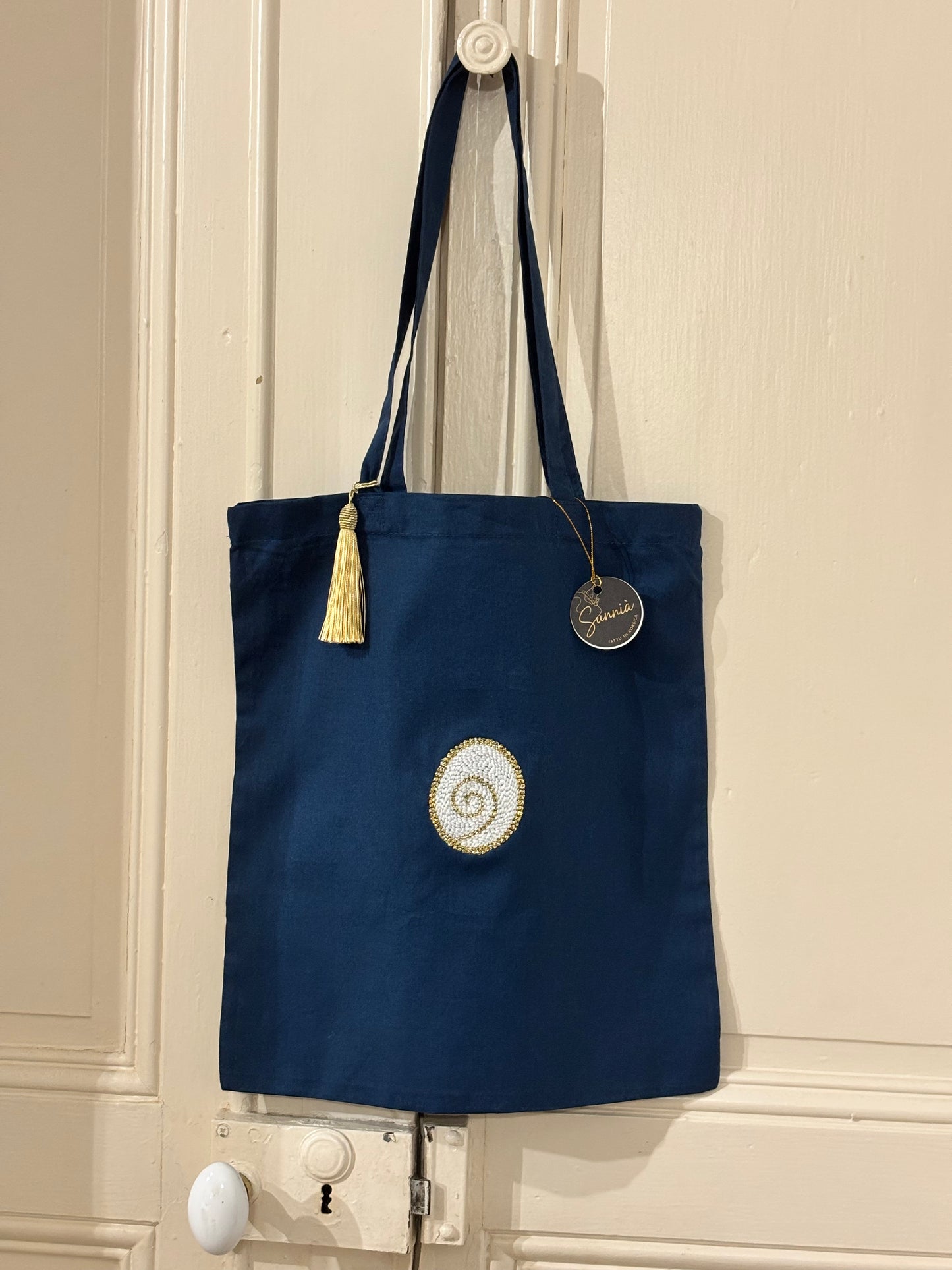 Tote bag Sainte Lucie– Bleu de chine