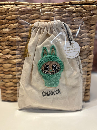 Small CHJOCCA backpack – Hand embroidered in Corsica