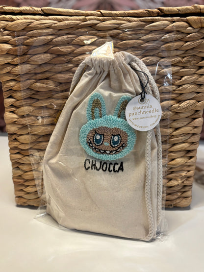 Small CHJOCCA backpack – Hand embroidered in Corsica