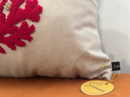 U Curallu — Coussin Corail Rouge de Corse