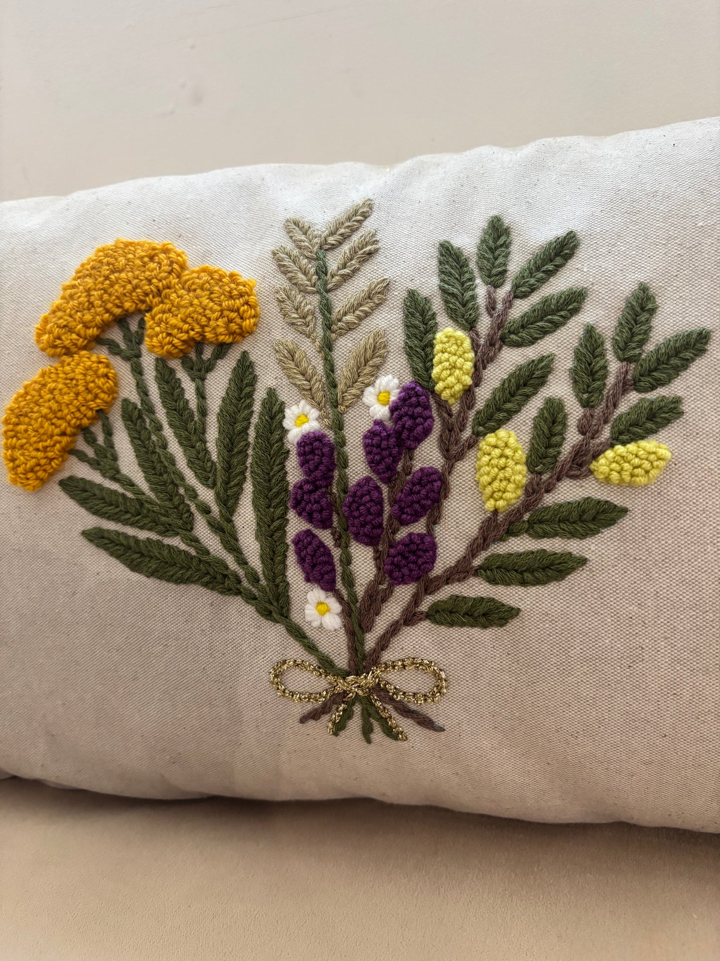 Bouquet du Maquis — Coussin fleurs de Corse