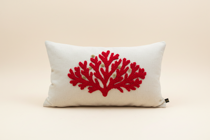U Curallu — Coussin Corail Rouge de Corse