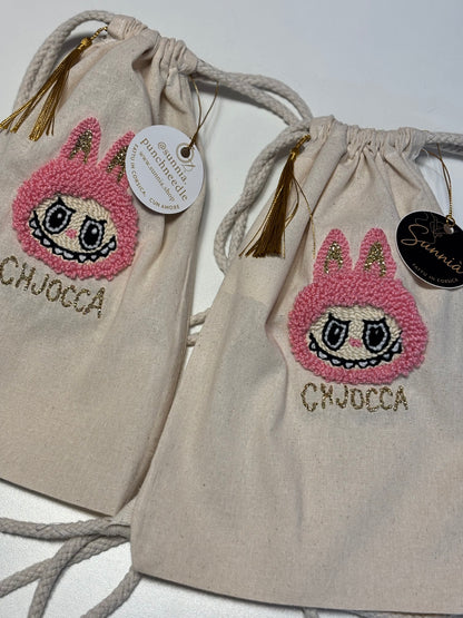 Small CHJOCCA backpack – Hand embroidered in Corsica