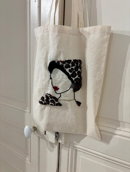 Tote Bag “L’Aiaccina” - Motif Léopard
