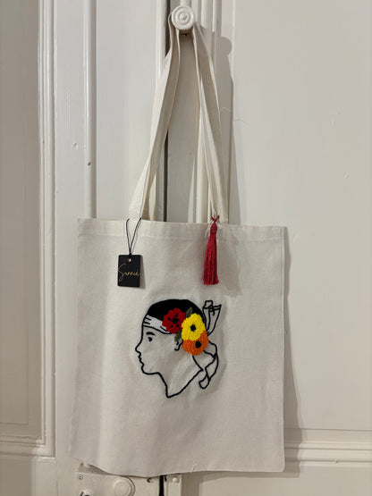 Saveriu (fleurs rouge, jaune et orange)
