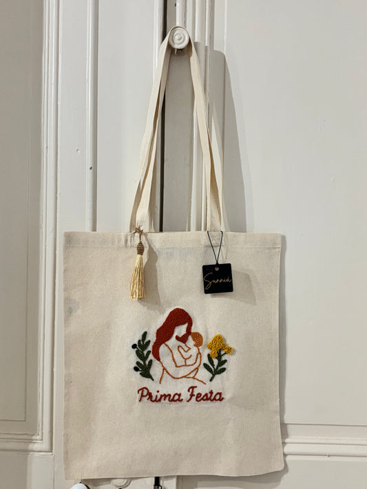 Prima Festa – Tote bag brodé à la main