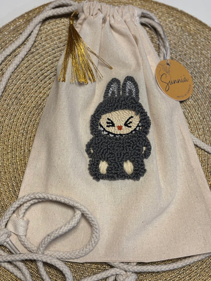 Small CHJOCCA backpack – Hand embroidered in Corsica