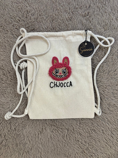 Petit sac à dos CHJOCCA – Brodé main en Corse