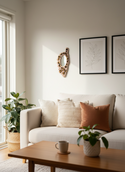 Specchiu d'Isula – Wall mirror in the shape of Corsica