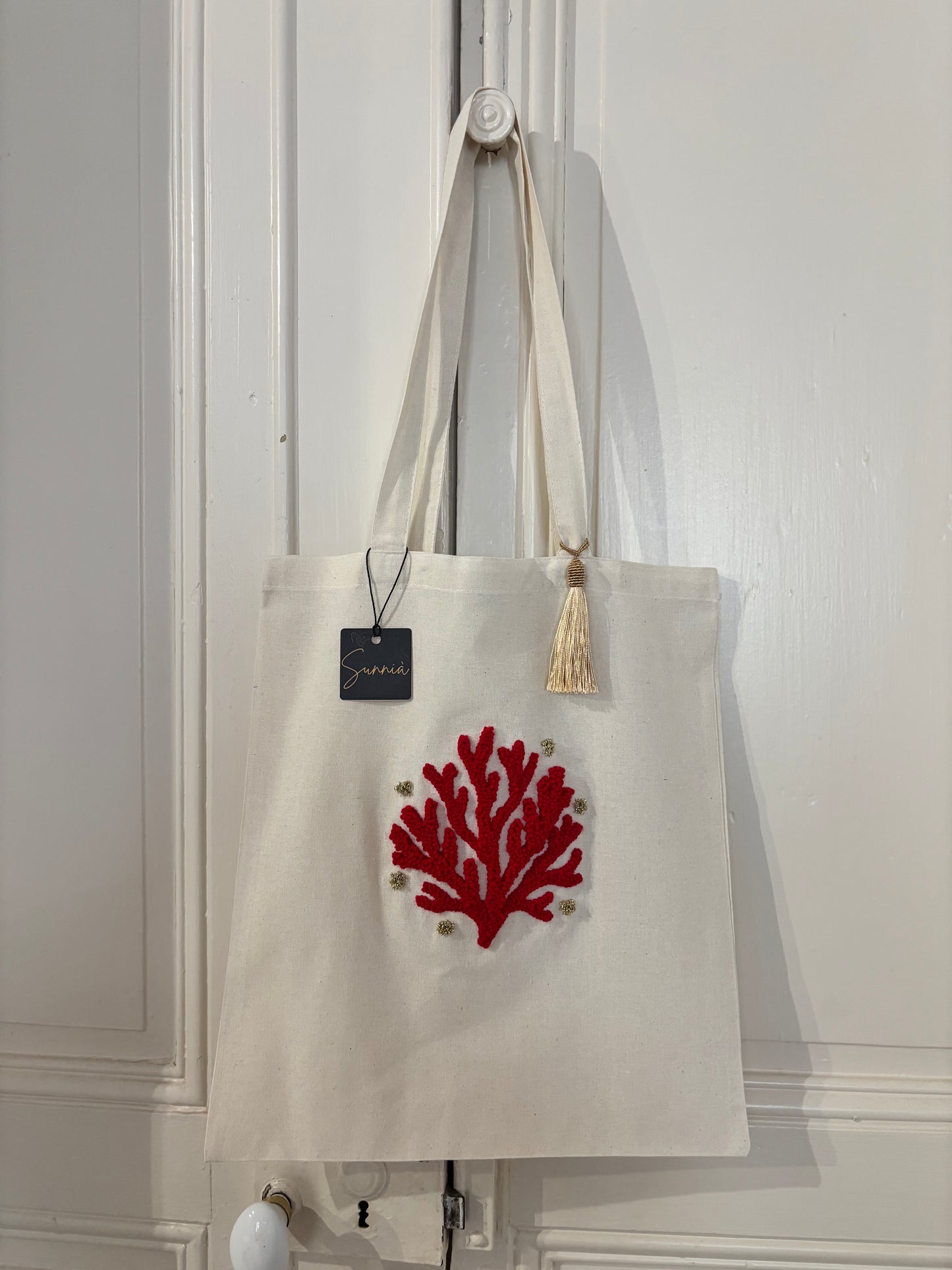 Tote bag brodé main - Édition web