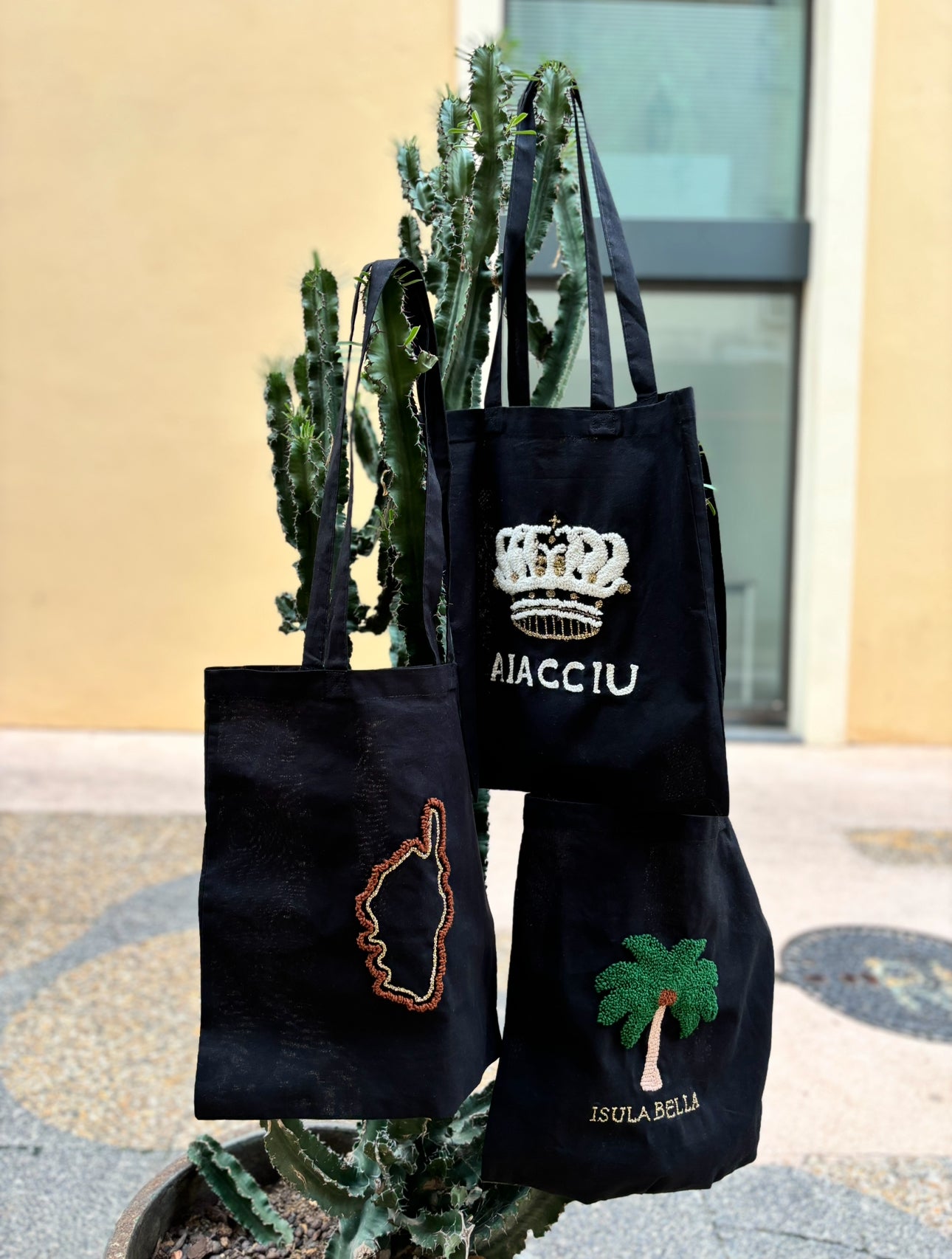 Tote Bags Île de beauté - Palmier & Corse