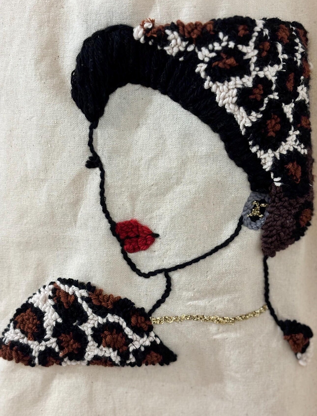 Tote Bag “L’Aiaccina” - Motif Léopard
