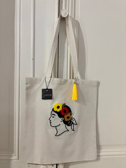 Vannina (fleurs dorées et coquelicots)