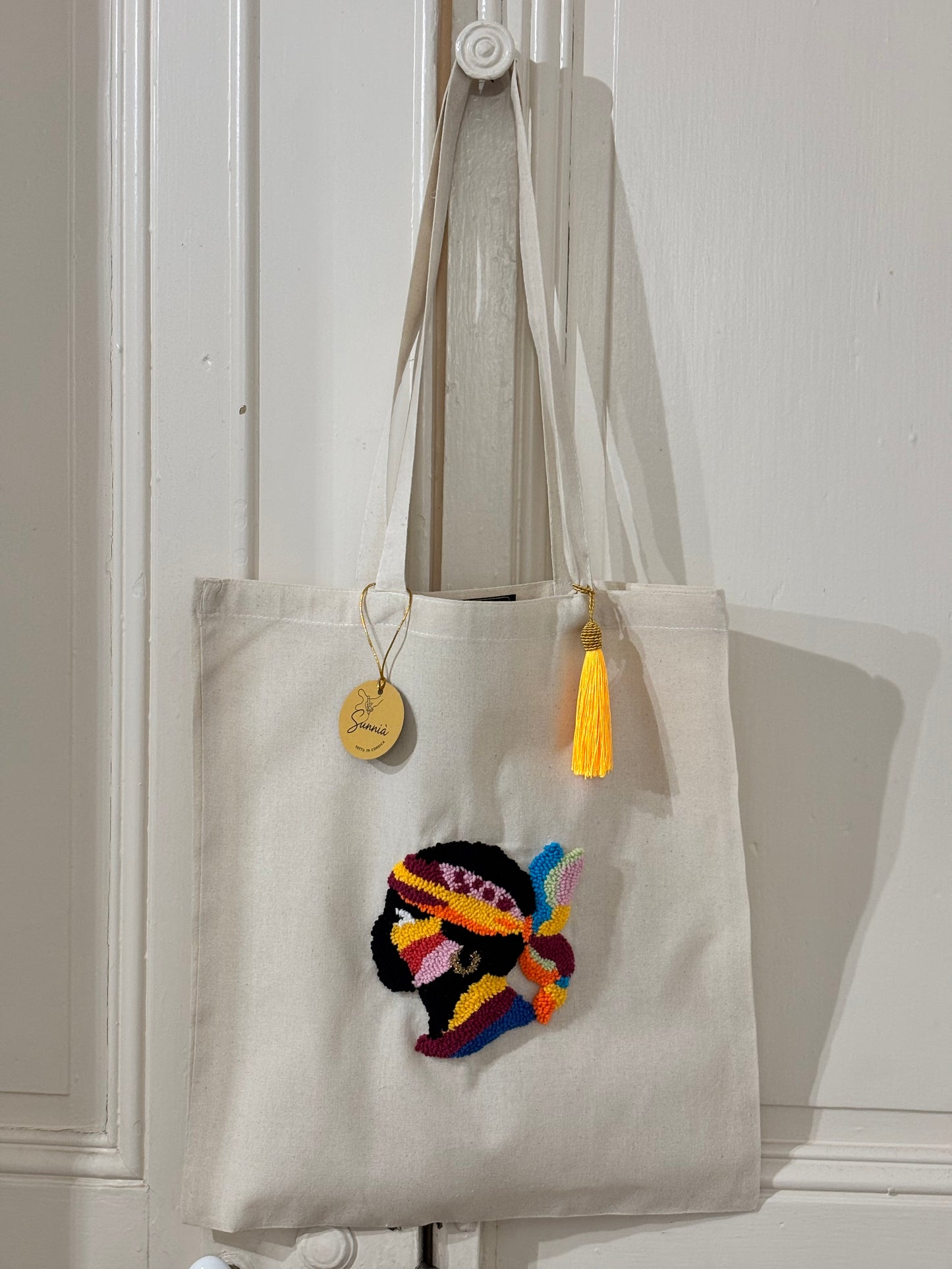 Tote Bag Maure Punch Needle